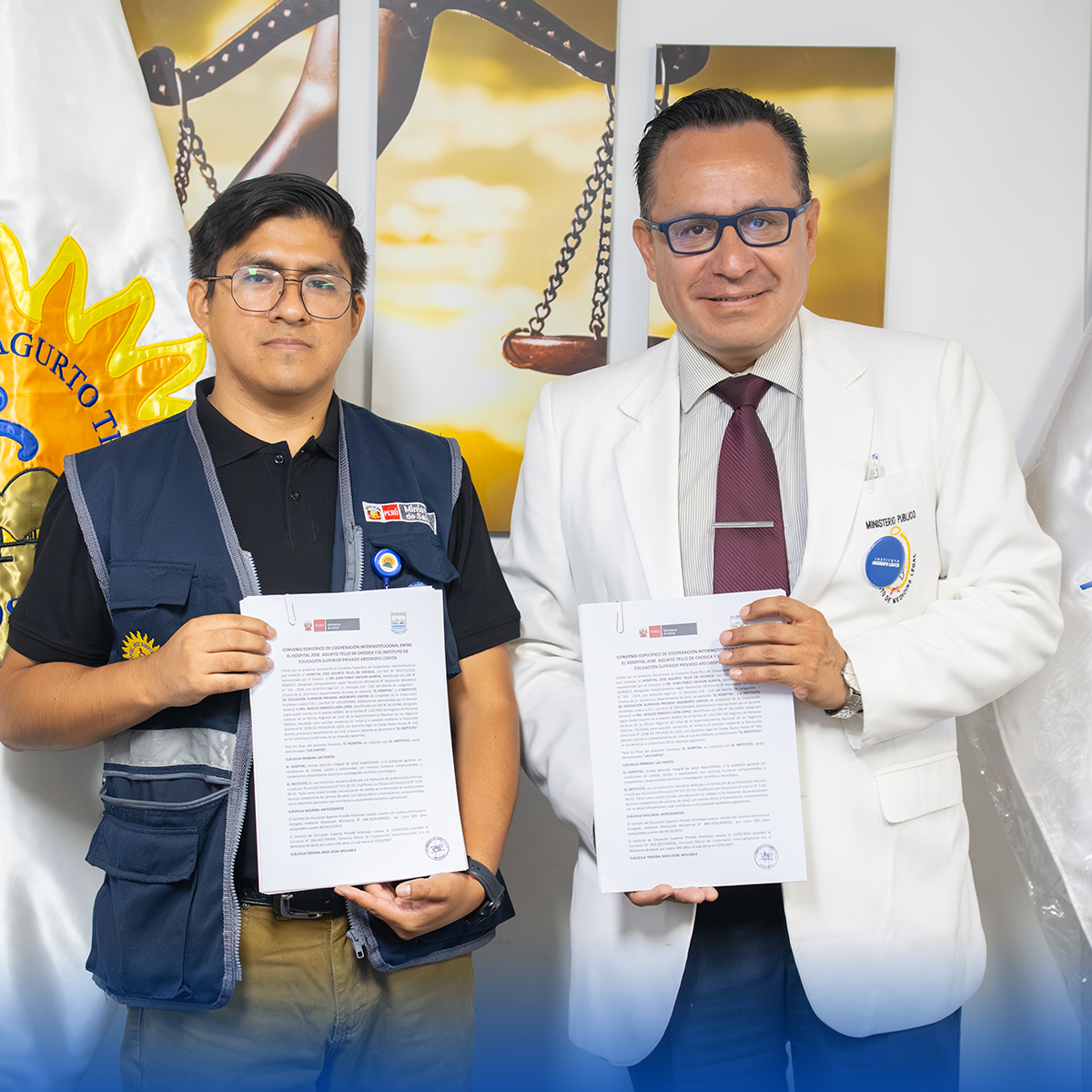 Convenio con el Hospital José Agurto Tello